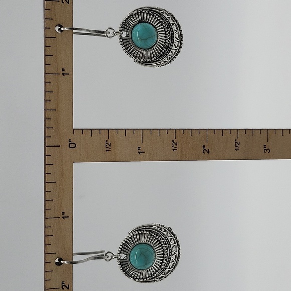 372- Handmade Boho Dangle Earrings NWT - Picture 4 of 5